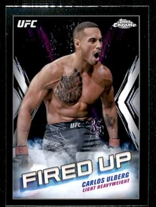 2024 Topps Chrome UFC Fired Up Carlos Ulberg #FDP-10 - Picture 1 of 2