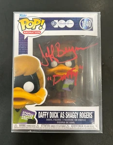 Funko Pop! Daffy Duck As Shaggy Rogers #1240 Signed By Jeff Bergman - Picture 1 of 4