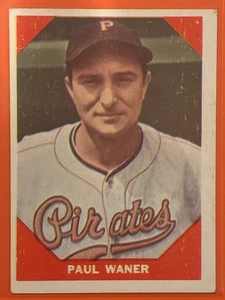 1960 Fleer Baseball Greats Paul Waner #76 Vintage Baseball - Picture 1 of 2