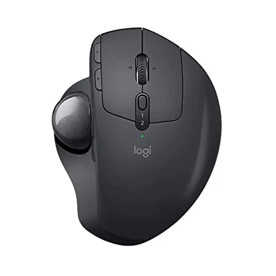 Logitech Wireless Mouse Trackball Wireless MX ERGO Unifying Bluetooth 8Button Fa - Image 1 of 4