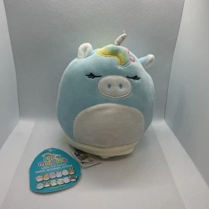 Kellytoy Squishmallow Flip-A-Mallow Hudson Unicorn & Pei Panda Multicolor 5” NWT - Picture 1 of 3