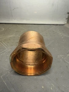2" Threaded Female Adapter FIP x C - COPPER PIPE FITTING - Picture 1 of 4