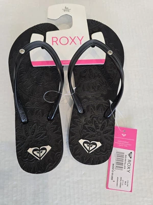Sandalia Antillas Niña Roxy - Negra/Plateada - Nueva Foto 1 de 4