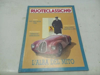 RUOTECLASSICHE FEBBRAIO 1991 N.37 FIAT DINO SPIDER ROLLS ROYCE PHANTOM II - Immagine 1 di 4