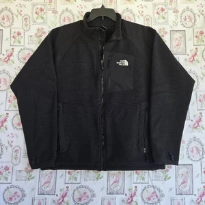 The North Face Men's Black Full Zip Fleece Jacket Coat Size Large - Picture 1 of 7
