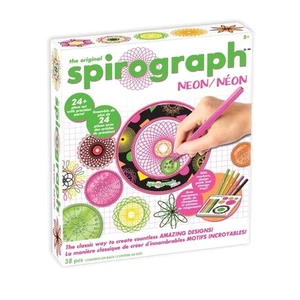 Spirograph Neon Drawing Set – Drawing Kit, Arts and Crafts, Kids Toys, Art... - Picture 1 of 9