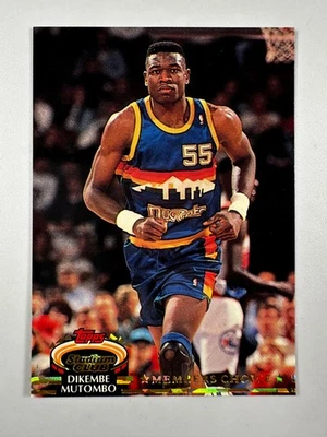 Topps Stadium Club 1992-93 - Members Choice Dikembe Mutombo #196 Foto 1 de 2