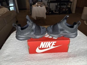 Nike Presto TRIPLE BLACK Toddler Kids Slip On Shoes Sneakers Size 7C BRAND NEW - Picture 1 of 17