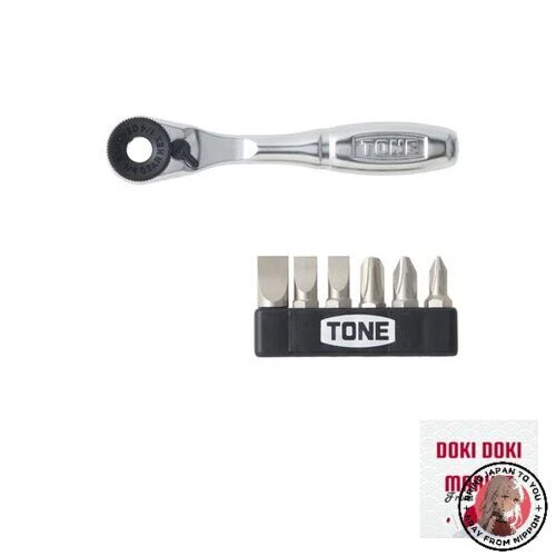 NEW Tone BR6S Bit Ratchet Set Bit Insert 7 Pieces - Image 1 of 1