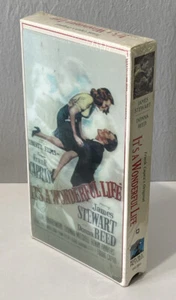 New Its a Wonderful Life VHS Tape Movie Christmas Uncut Jimmy Stewart Donna Reed - Foto 1 di 6