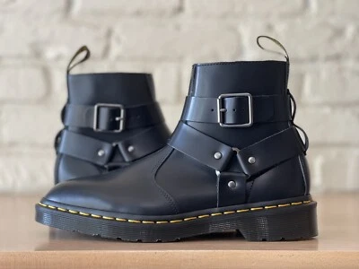 Dr. Martens Jaimes Cuero Chelsea Combate Clásico Botas Arnés Mujer’s Talla 7 Foto 1 de 4