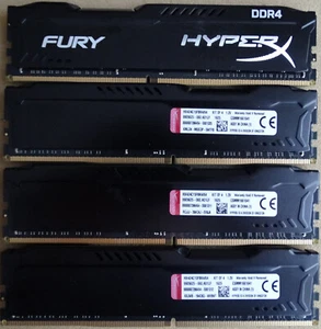 Kingston 64 GB (4 Stück je 16 GB) PC4-19200 DDR4-2400 - Afbeelding 1 van 1