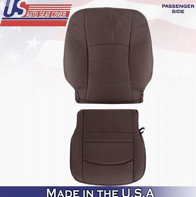 2013 to 2018 For Dodge Ram 3500 SLT Passenger Top Bottom Cloth Seat Covers Brown - Image 1 of 4