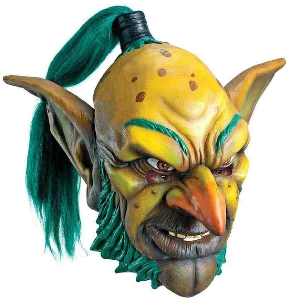 Goblin Mask World of Warcraft WOW Fancy Dress Halloween Adult Costume Accessory - Image 1 of 1
