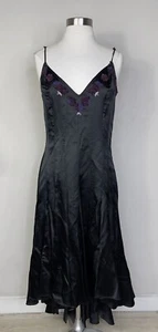 Vintage Betsey Johnson Evening. Sleeves Flared Dress. Size: 10 Y2K - Picture 1 of 9