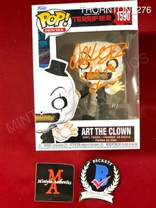 Funko Pop firmado por David Howard Thornton Art the Clown #1590 Terrifier Beckett - Imagen 1 de 4