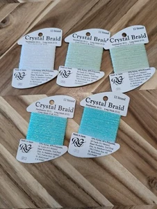 Lot of (5) Crystal Braid (1) CR01 (2) CR05 (2) CR13 - Picture 1 of 1