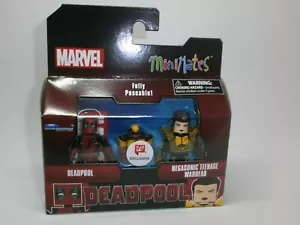 Marvel Mini Mates: Deadpool / Megasonic Teenage Warhead Figures NEW IN BOX - Picture 1 of 1