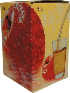 25 pcs 5 Liter Bag in Box Box in Apple (0,90 €/ 1stk) - Picture 1 of 1