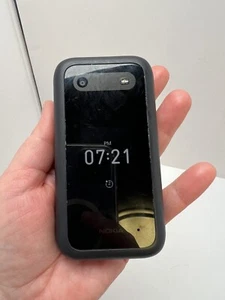 Nokia 2760 Abatible Negro Teclado Portátil Teléfono Celular BLOQUEADO COMO ESTÁ - Imagen 1 de 5