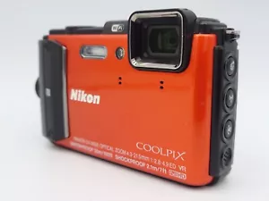 Nikon Coolpix AW130 Shock & Waterproof GPS Digital Camera Orange Exc+++ tested - Picture 1 of 6