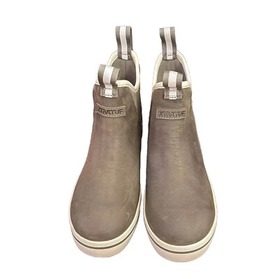 XTRATUF XWAL-303 Womens 5.5/kids 3.5 Unisex Olive Green Leather Waterproof Boot