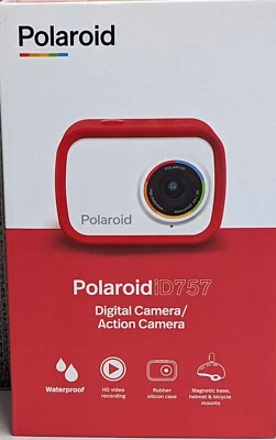 Cámara digital de acción impermeable Polaroid - Go Cam 12,1 megapíxeles - roja Foto 1 de 2