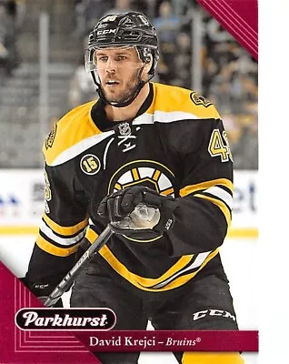 2017-18 Parkhurst Red #19 David Krejci - Image 1 of 3