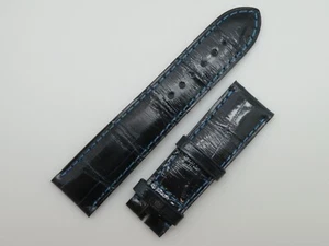 Camille Fournet Feldmar Watch Co Blue Alligator Wristwatch Strap 20mm - Picture 1 of 11