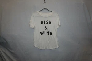 NWT Sol Angeles Rise & Wine Graphic Tee Shirt Size XS relaxed fit cotton B-30 - Picture 1 of 5