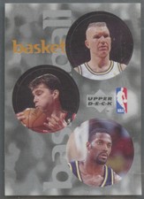1997-98 Upper Deck Basketball Stickers #27 Chris Mullin, Sabonis, Dale Davis