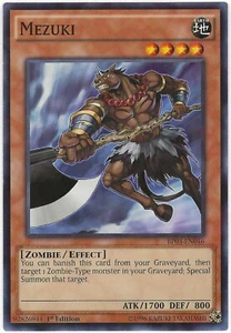 Yu-Gi-Oh! Mezuki Shatterfoil Rare 1st Edition BP03-EN046 NM - Picture 1 of 1