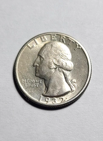 Rare * 1932-D Key Date * Washington Quarter *  MS Coin *  63 Cover