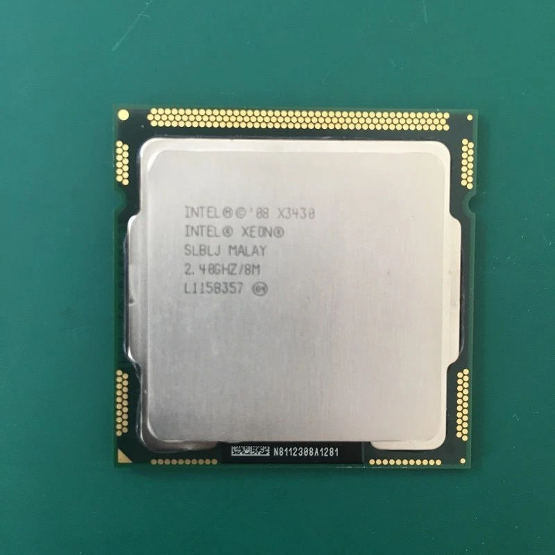 Intel Xeon X3430 Processor 2.40 GHz 8 MB Cache Socket LGA1156 WARRANTY TESTED - Image 1 of 2