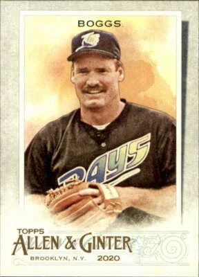 2020 Allen and Ginter #126 Wade Boggs Tampa Bay Devil Rays - Image 1 of 2