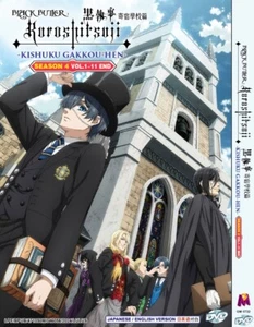 *DVD* ANIME BLACK BUTLER-KUROSHITSUJI-KISHUKU SEA 4 VOL.1-11 END ENGLISH DUBBED - Imagen 1 de 3