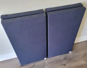 4 English Channel Sound Absorbing Acoustic Wall Panels - RECYCLED DENIM - Picture 1 of 4
