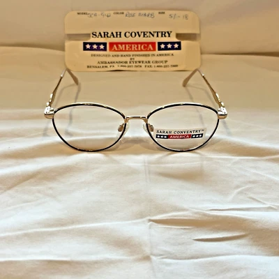 Gafas Sarah Coventry America de colección SCA 942 mármol rosa nuevas stock antiguo Foto 1 de 4