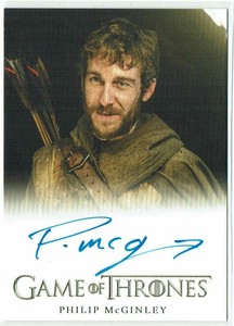 Game of Thrones Season 8 Autograph Card Philip McGinley as Anguy