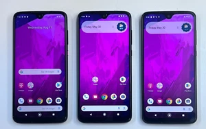 LOT OF 3 x T-Mobile Motorola REVVLRY+ Plus 64GB XT1965-T Android Smart Phones - Picture 1 of 11