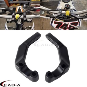 Abrazaderas de guardamanos de 1-1/8" pulgadas soportes de manillar para moto todoterreno Supermoto - Imagen 1 de 10