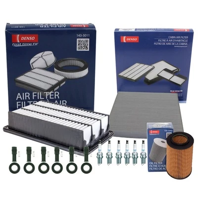 Denso Tune Up Kit NGK 6 Spark Plugs & Boots Kit for Santa Fe 3.3L V6 DOHC Vin E - Image 1 of 2