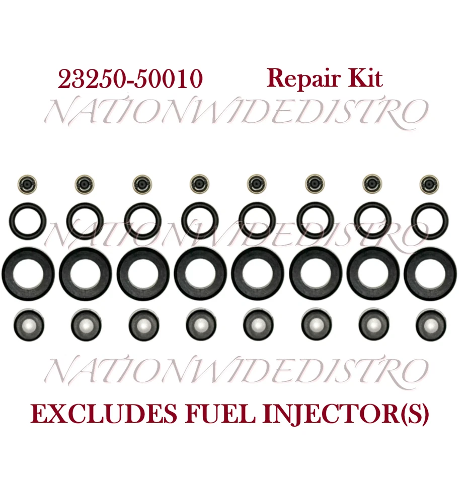 Kit de reparo para injetores de combustível para 1990 1991 1992 Lexus LS400 4.0L V8 23250-50010 - Imagem 1 de 1