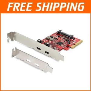 Versatile PCIe USB 3.2 Card with Dual 10Gbps Ports - Quick Installation - Picture 1 of 7