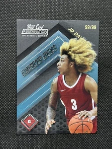 2021-22 Wild Card Alumination JD Davison Rising Son Teal #RS-12 #/99 - Picture 1 of 2