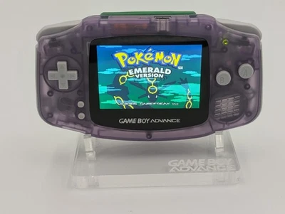 Game Boy Advance (GBA) | IPS V5 Backlit Screen |  Purple | USB-C 1800mAh Battery - Image 1 of 4