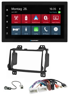 Blaupunkt MP3 Bluetooth DAB 2DIN USB Autoradio für Hyundai H1 08-15 Aux-Eing. US - Bild 1 von 4