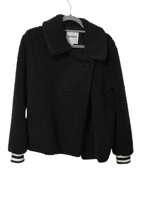 Nuevo Abrigo Chaqueta BB Dakota Talla Pequeña Negro Sherpa Polar Nuevo con Etiquetas Invierno Acogedor Exterior Foto 1 de 4