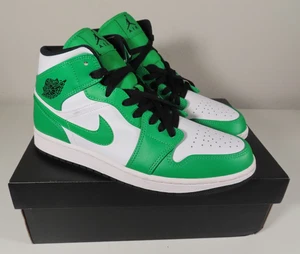 Nike Air Jordan 1 Mid Lucky Green DQ8426-301 scarpe da uomo taglia 10 - Foto 1 di 21