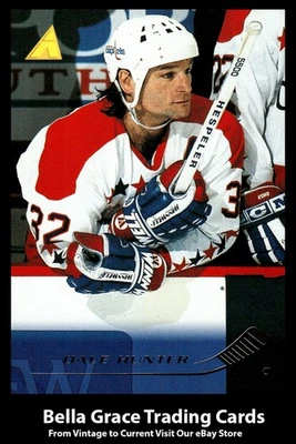 1995-96 Pinnacle Dale Hunter #21 Washington Capitals NHL Hockey  - Image 1 of 2